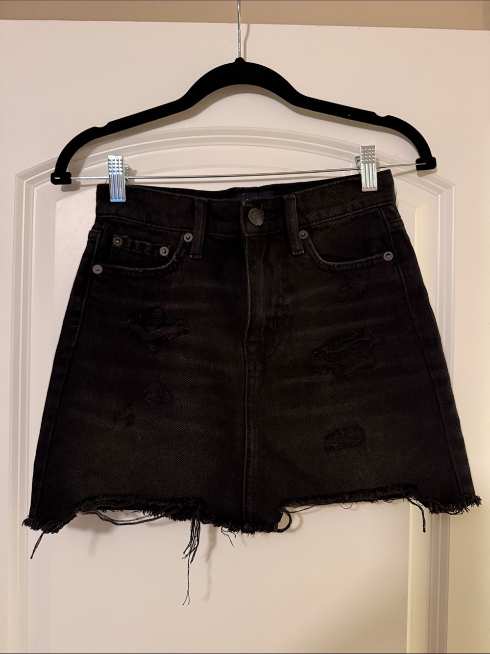 Aeropostale Women’s Black Jean skirt